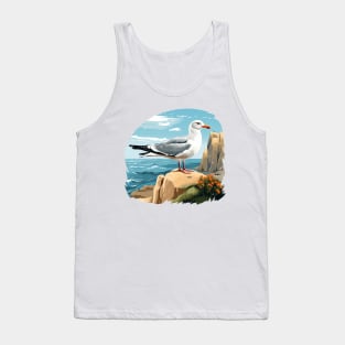 Cute Seagull Tank Top